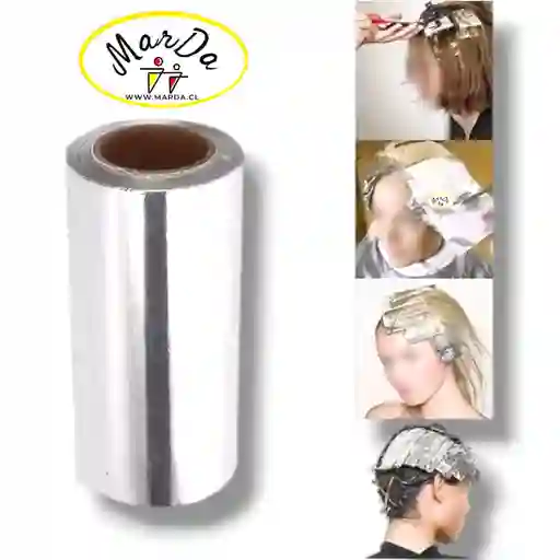 Papel Aluminio Para Mechas O Visos Con Cortador Para Peluqueria