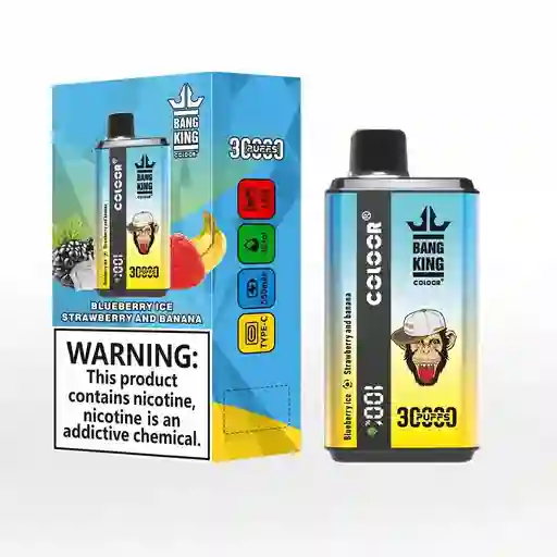 Vaporizador Desechable 30.000 Puff’s - Blueberry Ice + Strawberry Banana