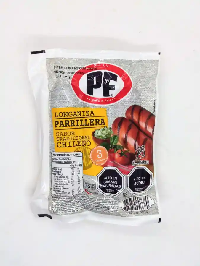 Longaniza Parrillera