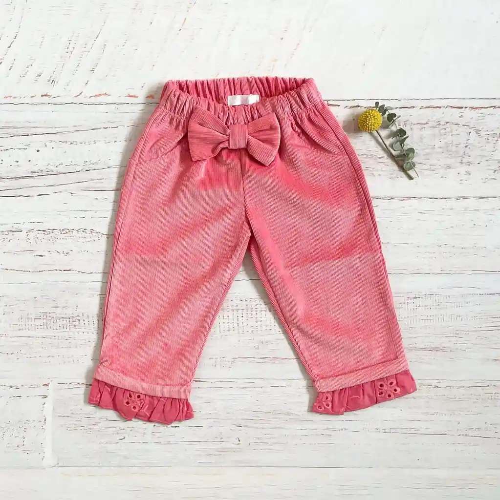 Pantalon Tiziana Rosado Talla 2 Años