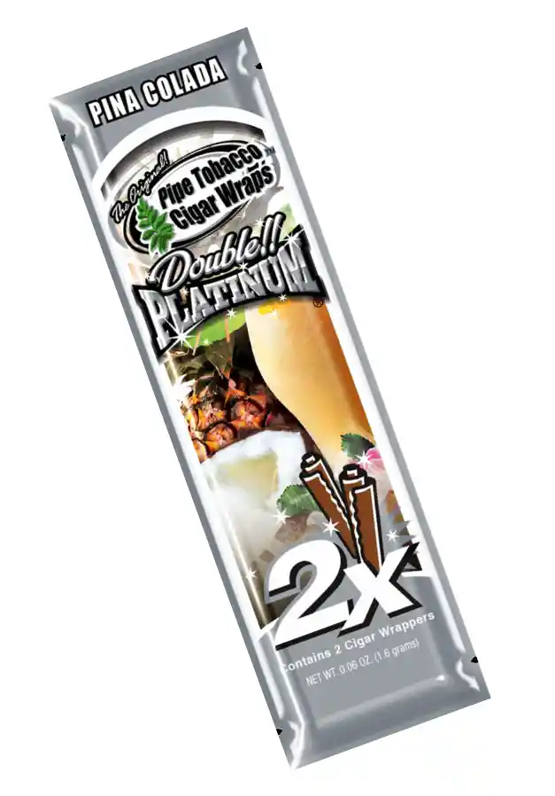 Blunt Wrap Platinium X2 Sabor Piña Colada