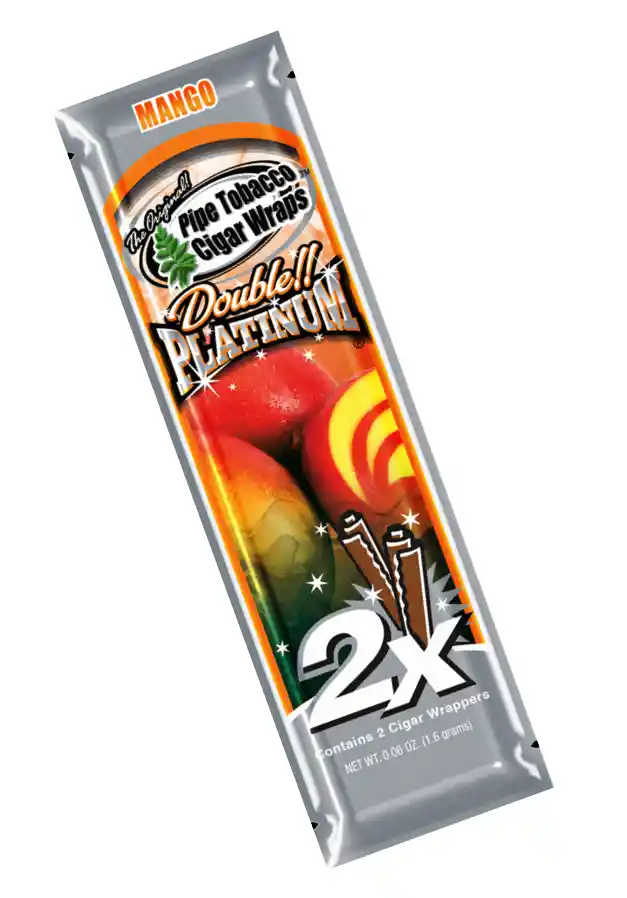 Blunt Wrap Platinium X2 Sabor Mango
