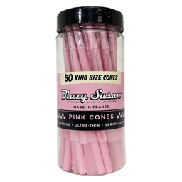 Blazy Susan Conos Pre-enrolados King Size Pink 50 Uds