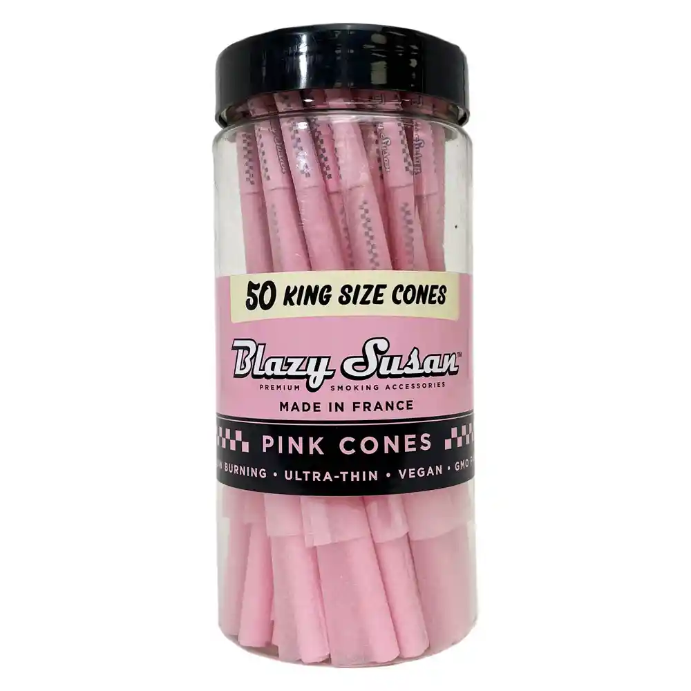 Blazy Susan Conos Pre-enrolados King Size Pink 50 Uds