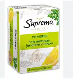 Te Verde Jengibre Limon 20g (20 Bolsitas)