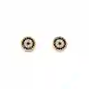 Aros Ojos Turcos Circones 9mm Enchapado Oro 18k