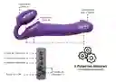 Vibrador Strapless Flexible Con 3 Motores Strap On