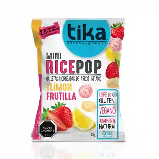 Tika, Mini Ricepop, Limón Frutilla