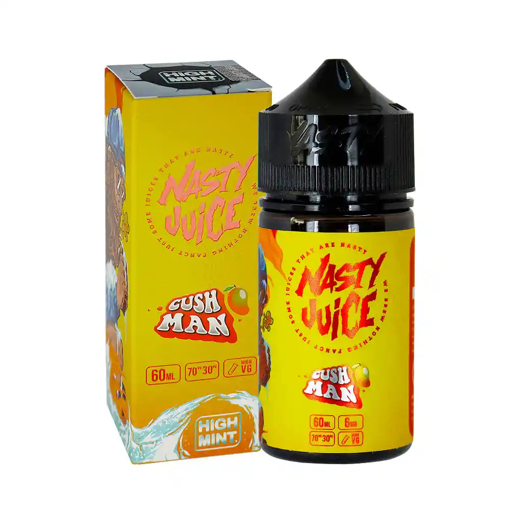 E-liquid Líquido Vaporizador High Mint Cush Man 60ml 6% - Nasty Juice