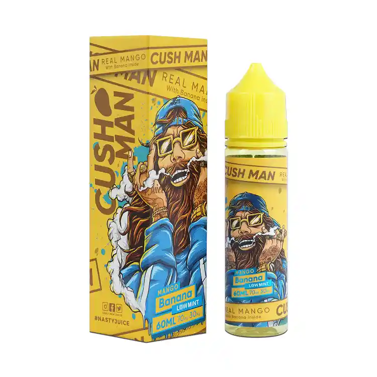 E-liquid Líquido Vaporizador Cush Man Mango Banana 60ml 6% - Nasty Juice