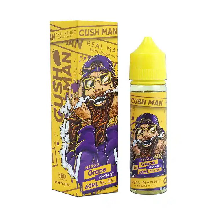 E-liquid Líquido Vaporizador Cush Man Mango Grape 60ml 6% - Nasty Juice