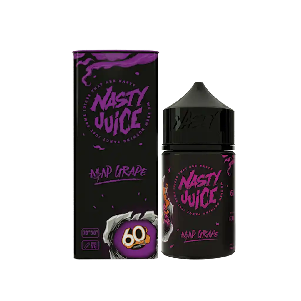 E-liquid Líquido Vaporizador Asap Grape 60ml 6% - Nasty Juice