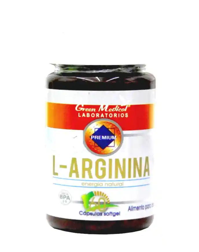 L-arginina 60 Cap Gel Green Medical