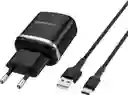 Cargador / Adaptador Dual Usb Carga Rapida 2.4a C12