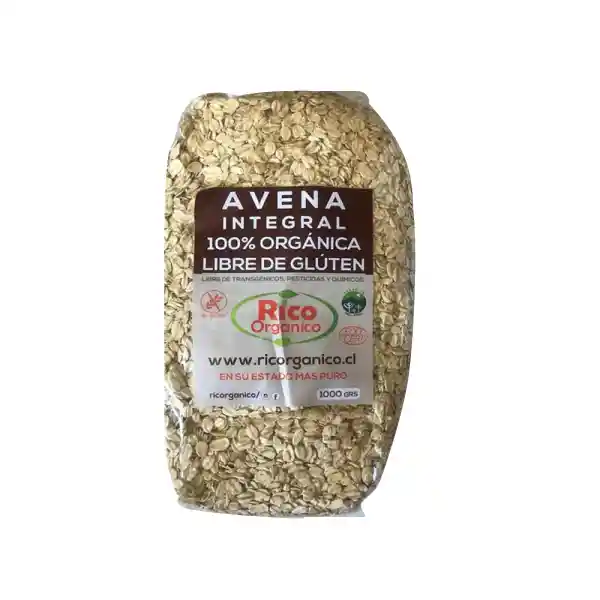 Ricorgánico Avena Orgánica Integral Sin Gluten 1 Kg