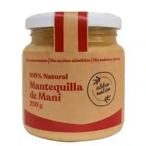 Mantequilla Mani 250 Gr Aldea Nativa - An010