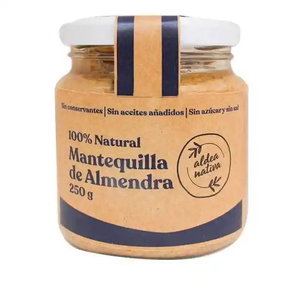 Mantequilla Almendra 250 Gr Aldea Nativa - An010