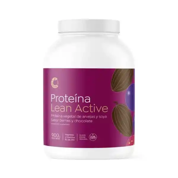 Proteina Lean Active Cacao Berries 900 Gr Cascara Foods - An331