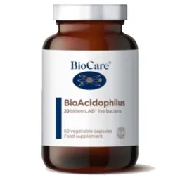 Biocare Bioacidophilus Probiótico 20 Millones 60 Capsulas