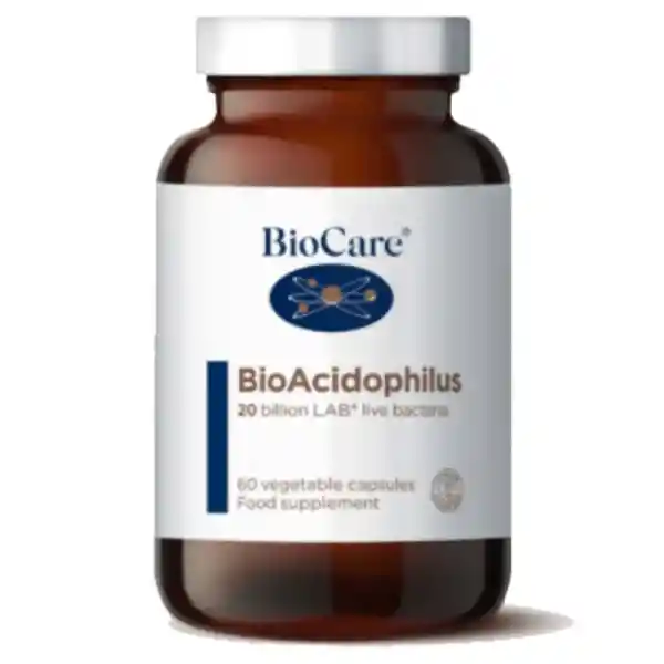 Biocare Bioacidophilus Probiótico 20 Millones 60 Capsulas