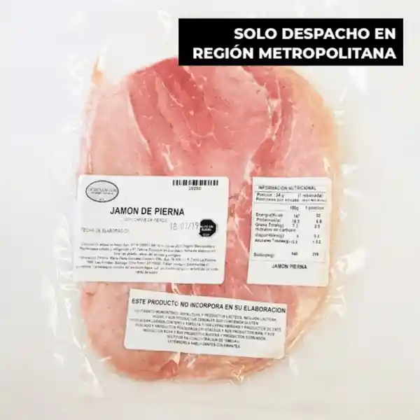 Jamon Pierna Laminado 250g Don Santos - An141