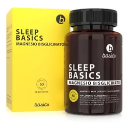 Sleep Basics Magnesio Bisglicinato 60 Cap Basics Nutririon - An439