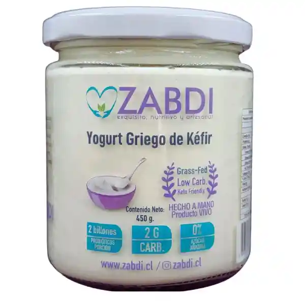 Yogurt Griego De Kefir 644 Gr Zabdi - An451