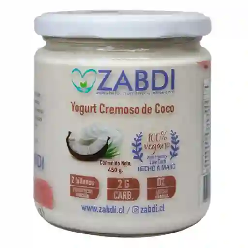 Yogurt Cremoso De Coco 644 Gr Zabdi - An451