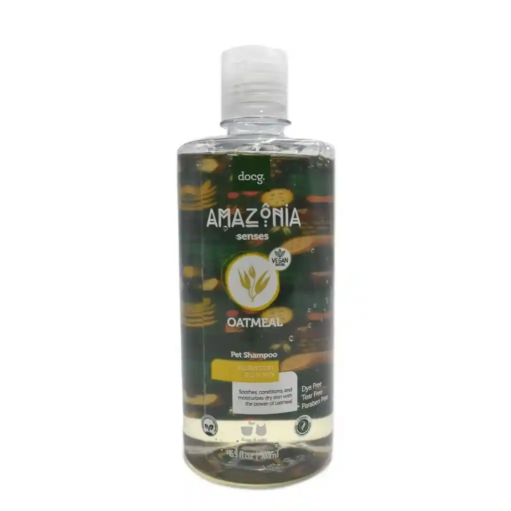 Amazonia - Shampoo De Avena Para Perros Y Gatos 500ml