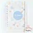 Libreta Pediátrica Celeste Dino