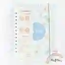 Libreta Pediátrica Celeste Dino