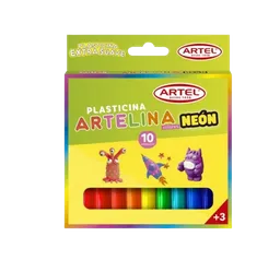 Plasticina Artelina Neon 10 Barras