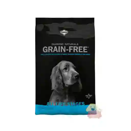 Diamond Natural - Perros Todas Las Etapas Pescado Blanco Con Batata Dulce Grain Free 2.27 Kg