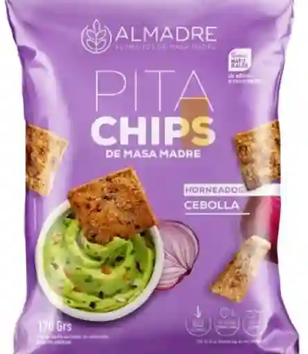 Pita Chips De Masa Madre Sabor Cebolla 170 G Marca Almadr