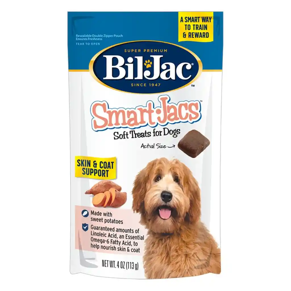 Bil Jac - Smart Jacs Snack Para Perros Skin Coat 113 G.