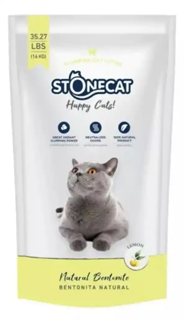 Arena Stonecat Natural Limon 16kg