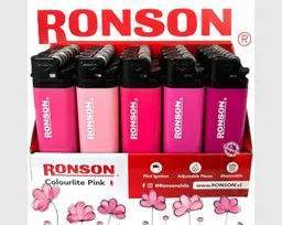 Encendedor Ronson Colourlite Pink