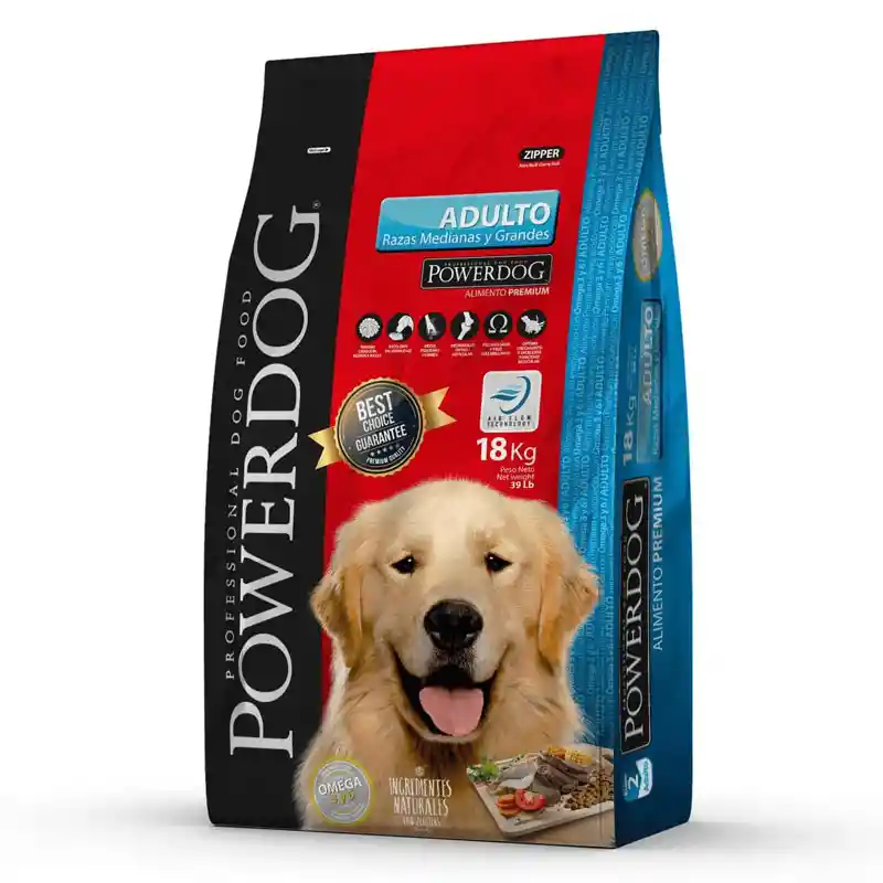 Power Dog Razas Medianas Y Grandes 10kg