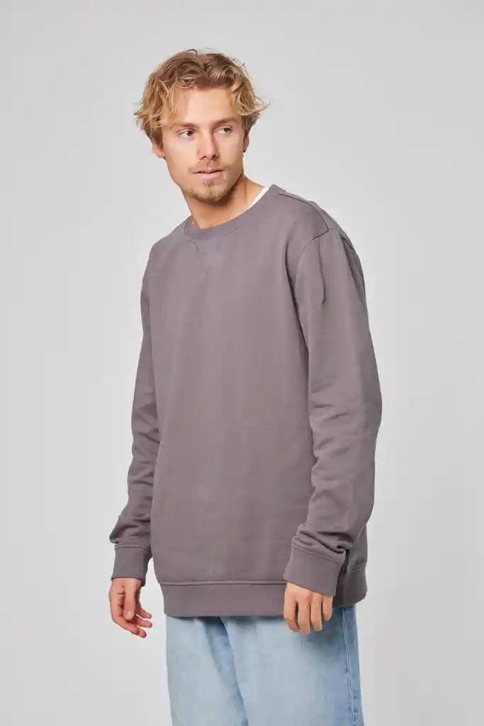 Polerón Crew Gris L