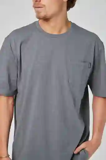 Polera Mc Bolsillo Gris S