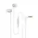 Audifonos M88 Greceful In Ear Jack 3.5mm Blanco