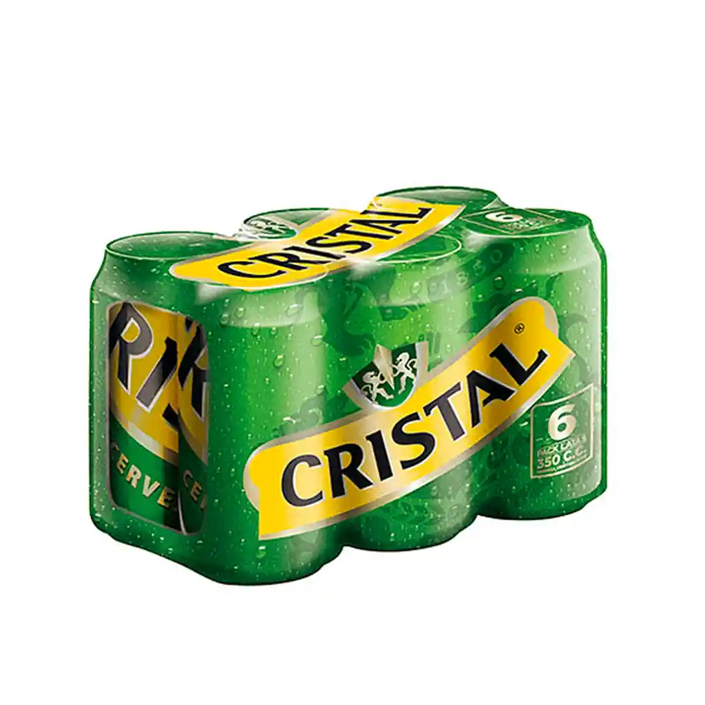 Sixpack Cerveza Cristal 470cc