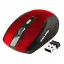 Mouse Inalambricos Comtronics 7500 Recargable 2.4ghz Rojo