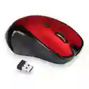 Mouse Inalambricos Comtronics 7500 Recargable 2.4ghz Rojo