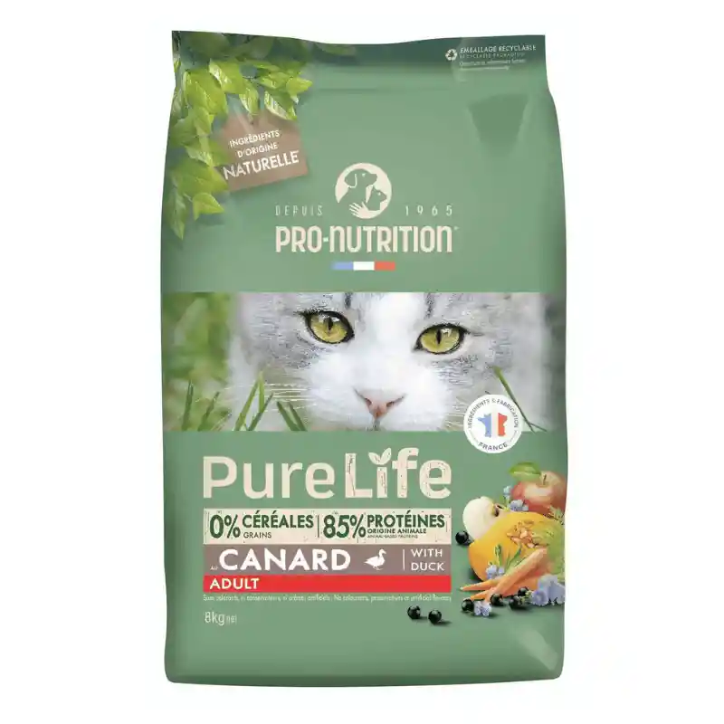 Pure Life Gato Adulto Con Pato 8 Kg