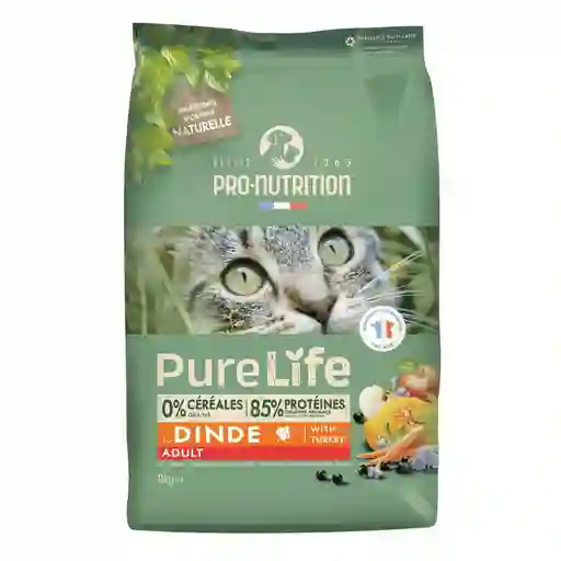 Pure Life Gato Adulto Con Pavo 8 Kg