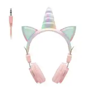 Audifonos Diadema De Unicornio Kr-6800