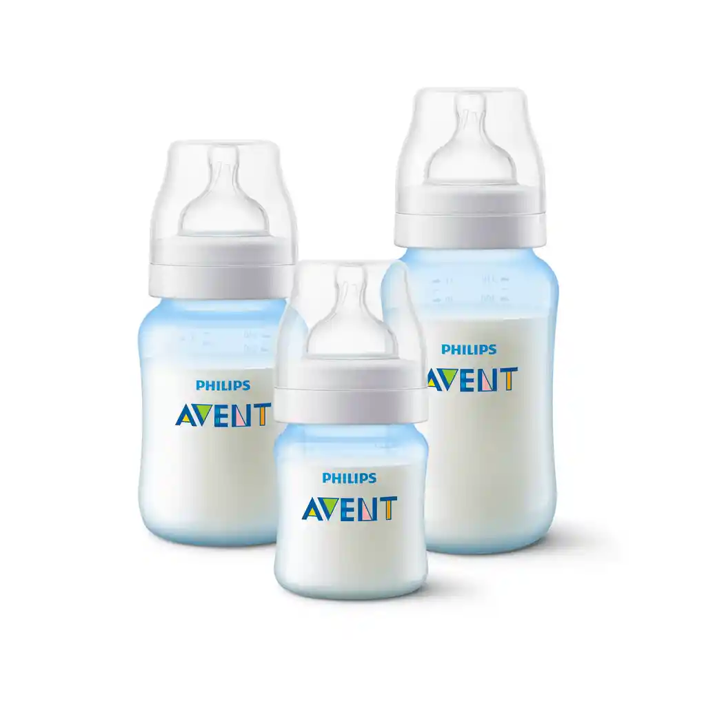 Set 10 Vasos De Almacenamiento 0m+ 180ml + 3 Mamaderas Blue