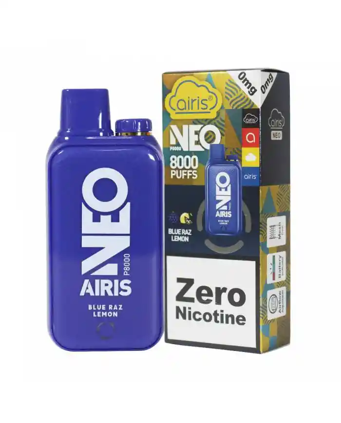 Vaporizador Desechable Airis Neo P8000- Blue Raz Lemon