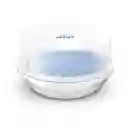 Esterilizador A Vapor Para Microondas + 3 Mamaderas Blue